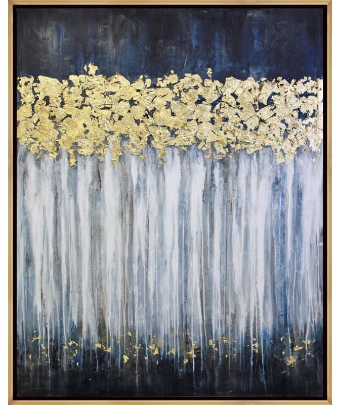 Artists Guild of America Canvas Hand Painted Wild Ore w/LAGUNA GOLD